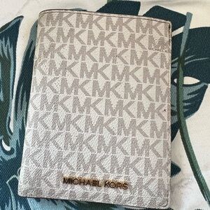 Michael Kors Monogram Passport Holder